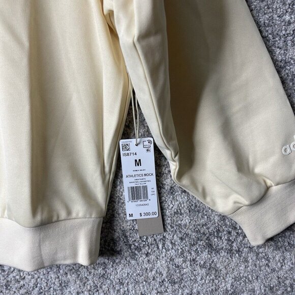 Fear of God Adidas Athletics Mock Pale Yellow Sweatshirt Women’s Medium IS8714 - Picture 7 of 16